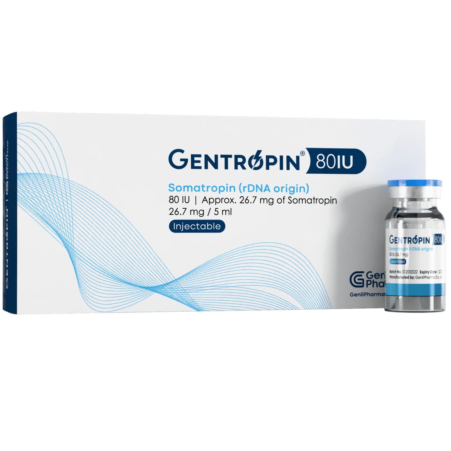 GENTROPIN 80 IU GENLI PHARMA