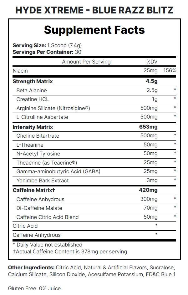 Prosupps Hyde Xtreme 30 Serv Cherry Popsicle