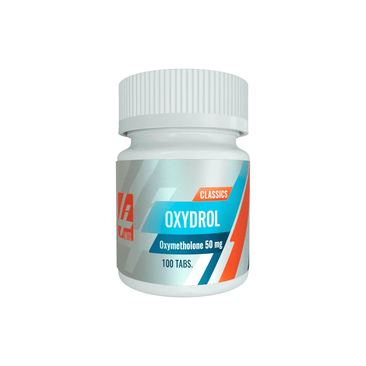 Frasco de Oxydrol 50 mg, 100 tabletas, suplemento para culturismo y alto rendimiento