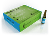 Caja y ampolla de Roxol-100, suplemento deportivo en ampolletas para inyección intramuscular.