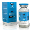 Frasco de 10ml y caja de TVR 350mg, suplemento inyectable para deportistas y fitness.