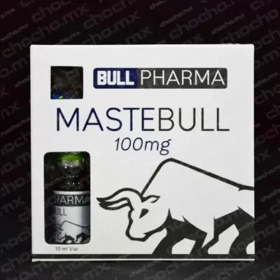 Caja de suplemento deportivo Bull Pharma Mastebull 100mg para culturismo, 10 ml.
