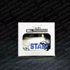 Frasco de suplemento Bull Pharma Stanobull para culturismo, en caja blanca con ventana frontal.