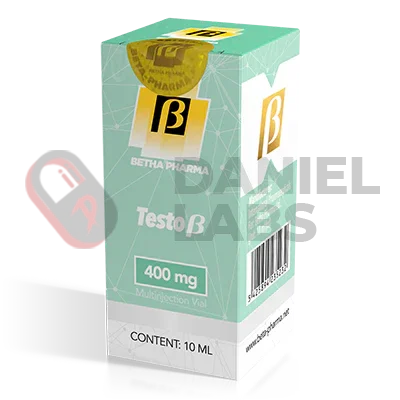 Caja de Testo B 400 mg 10 ml suplemento para culturismo y fitness, inyectable