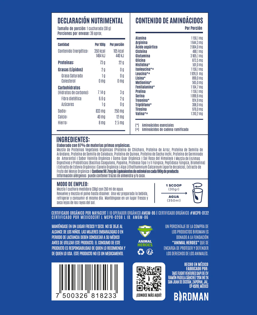 Birdman Falcon Proteina Vainilla 1.17 kg