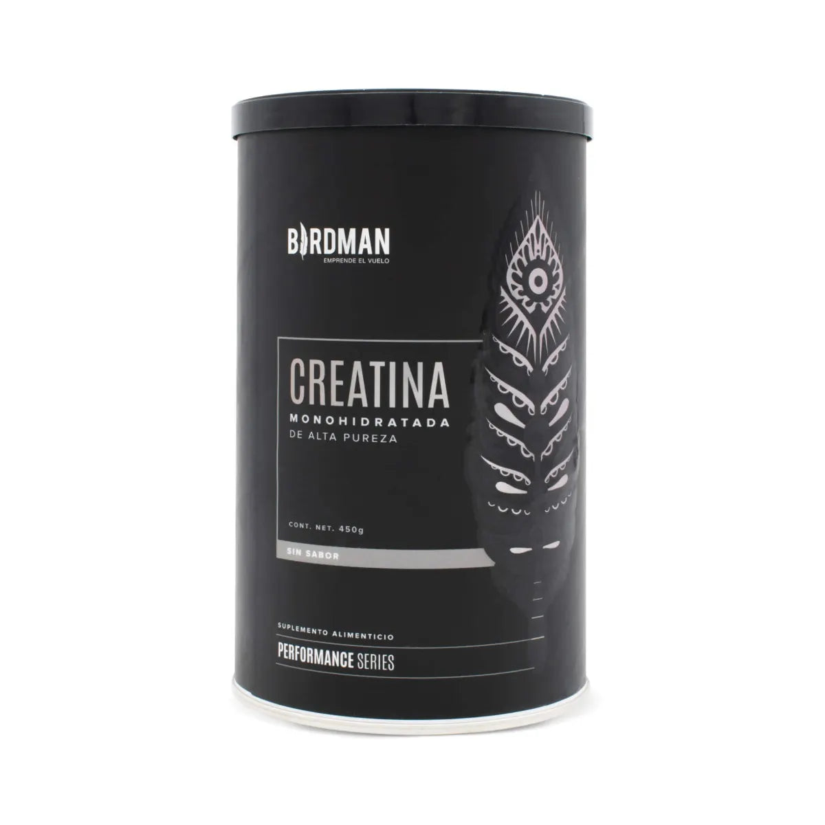 Birdman Creatina Monohidratada de Alta Pureza En Polvo Sin Sabor, Preworkout, Alto Rendimiento | 90 Servicios | 450g