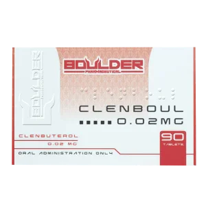 Caja de Clenboul 0.02 mg, 90 tabletas, suplemento para fitness y rendimiento deportivo
