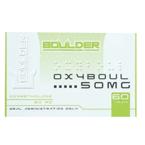 Caja de Ox4boul 50mg 60 tabletas, suplemento farmacológico para alto rendimiento deportivo