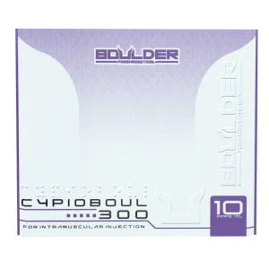 Caja de Cypioboul 300 Boulder, suplemento inyectable para culturismo y alto rendimiento