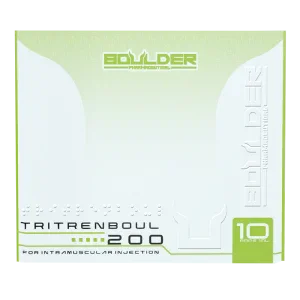Caja de suplemento deportivo Tritrenboul 200 para inyección intramuscular, 10 ampollas