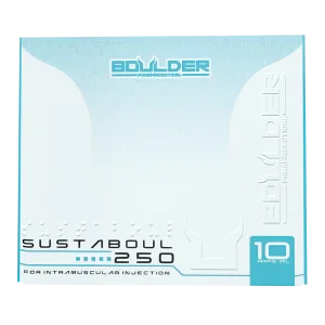 Caja de SUSTABOUL 250 de Boulder, suplemento inyectable para musculación, 10 ampolletas