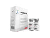 Caja y frascos de Ipamorelin péptidos para culturismo y fitness, 10mg y 2mL.