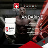 Frasco de Andarine S4 Biotrex en gimnasio, ideal para culturismo, definición y volumen.
