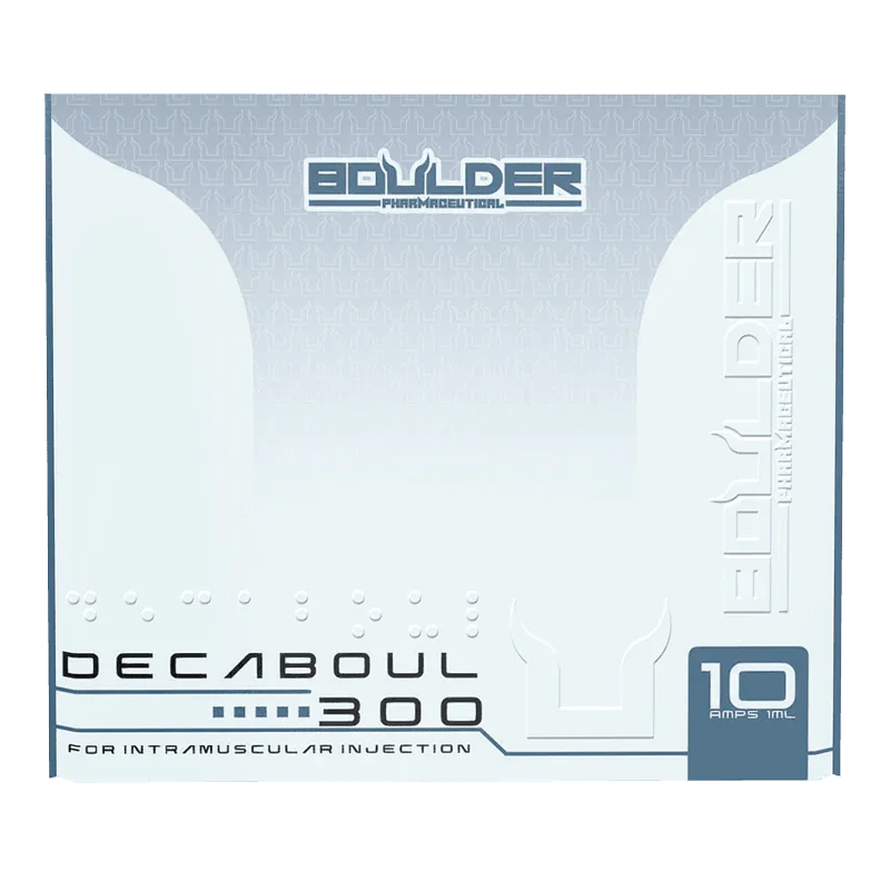 Caja de Decaboul 300, suplemento inyectable para culturismo y fitness, 10 ampollas.