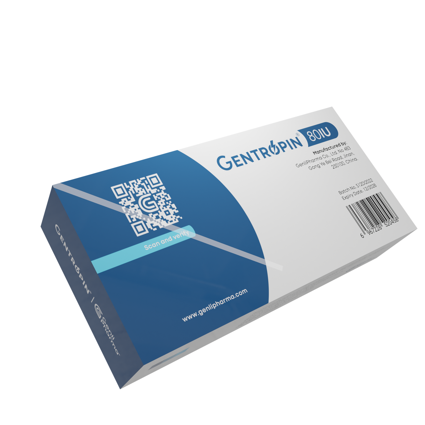 GENTROPIN 80 IU GENLI PHARMA