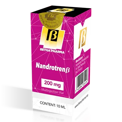 Caja de Nandrotren β 200 mg, vial de 10 ml, suplemento inyectable para culturismo
