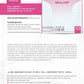 Folleto informativo de Nandro Rapid 100, suplemento para culturismo, con caja rosa y detalles de uso.