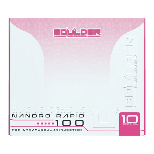 Caja de Nandro Rapid 100, suplemento inyectable para culturismo y alto rendimiento, 10 ampolletas