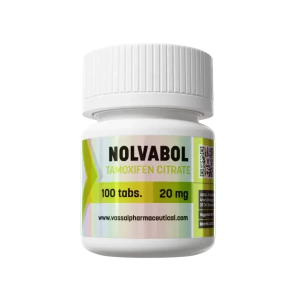 Frasco de Nolvabol Tamoxifen Citrate 100 tabletas 20 mg, suplemento para culturismo