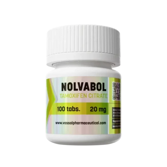 Frasco de Nolvabol Tamoxifen Citrate 100 tabletas 20 mg, suplemento para culturismo