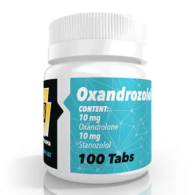 Frasco de Oxandrozolol con 100 tabletas para culturismo, etiqueta azul, suplemento de fitness