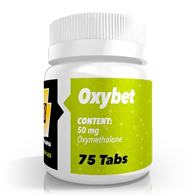 Frasco de Oxybet 50 mg Oxymetholone, 75 tabletas, suplemento para culturismo y alto rendimiento