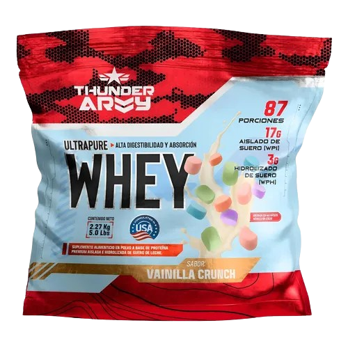 Pure Whey Thunder Army 5 lbs - Aislada e Hidrolizada