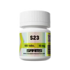 Frasco de S23 SARMs, 100 tabletas de 10 mg, suplemento para fitness y alto rendimiento.