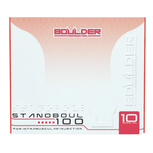Caja de Stanoboul 100, suplemento para culturismo de alto rendimiento, 10 ampolletas.