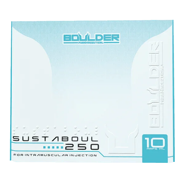 Caja de Sustaboul 250 para inyección intramuscular, suplemento farmacéutico, 10 ampolletas