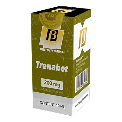 Caja de Trenabet 200 mg, envase de 10 ml, suplemento inyectable para culturismo y fitness