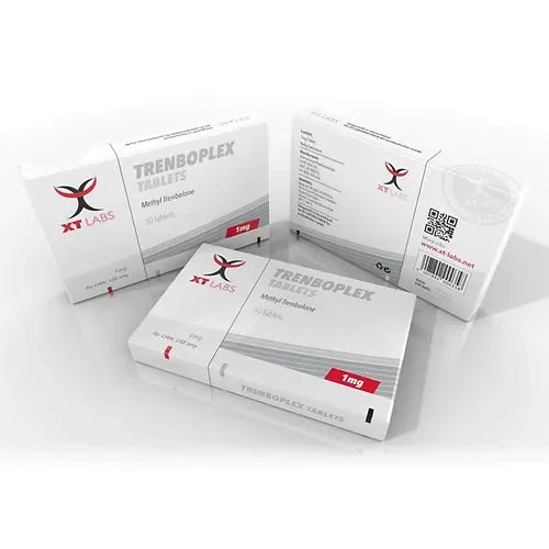 Cajas de TRENBOPLEX 30 tabletas, Methyl Trenbolone 1 mg de XT Labs, suplemento para fitness y culturismo