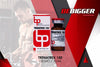 Trenatrex 150 mg suplemento de alto rendimiento para culturismo, frasco y caja, fondo fitness masculino