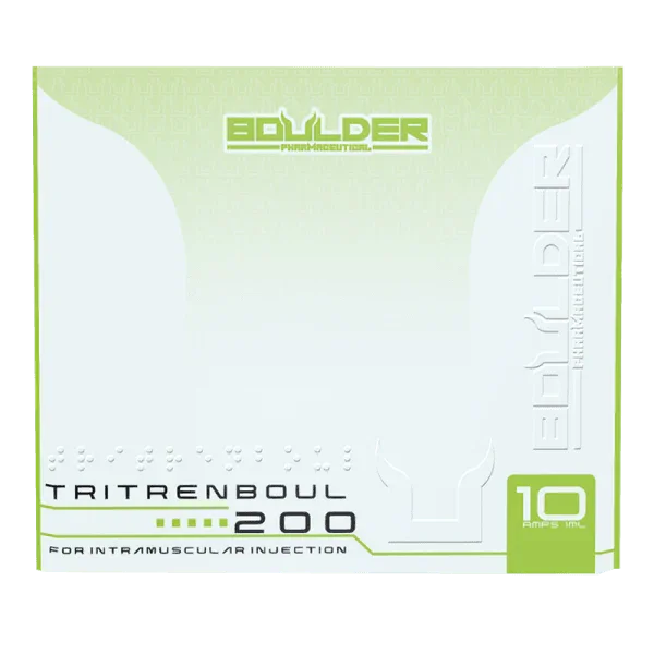 Caja de Tritrenboul 200, suplemento inyectable para culturismo, 10 ampollas de 1 ml