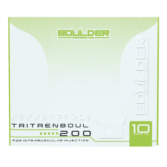 Caja de Tritrenboul 200, suplemento inyectable para culturismo, 10 ampollas de 1 ml