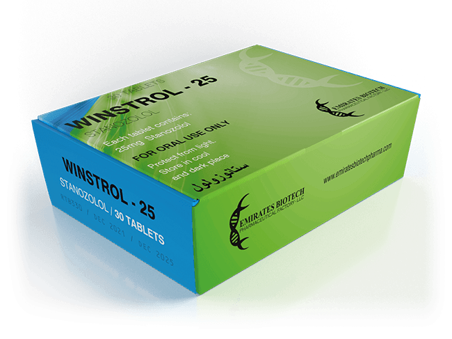 Caja de Winstrol 25 mg, 30 tabletas, suplemento para culturismo y definición muscular