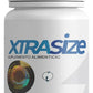 Frasco de suplemento alimenticio Xtrasize con 60 cápsulas para culturismo y fitness.