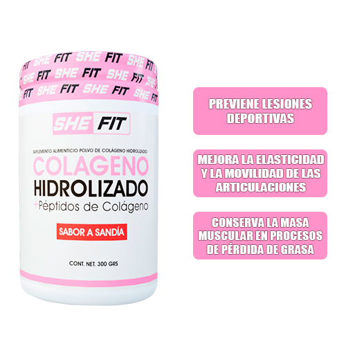 Bhp She Fit Colageno Hidrolizado 30 Serv Sandia