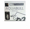 Caja de Bull Pharma Aquabull 100mg suplemento deportivo, diseí±o con toro y vial visible