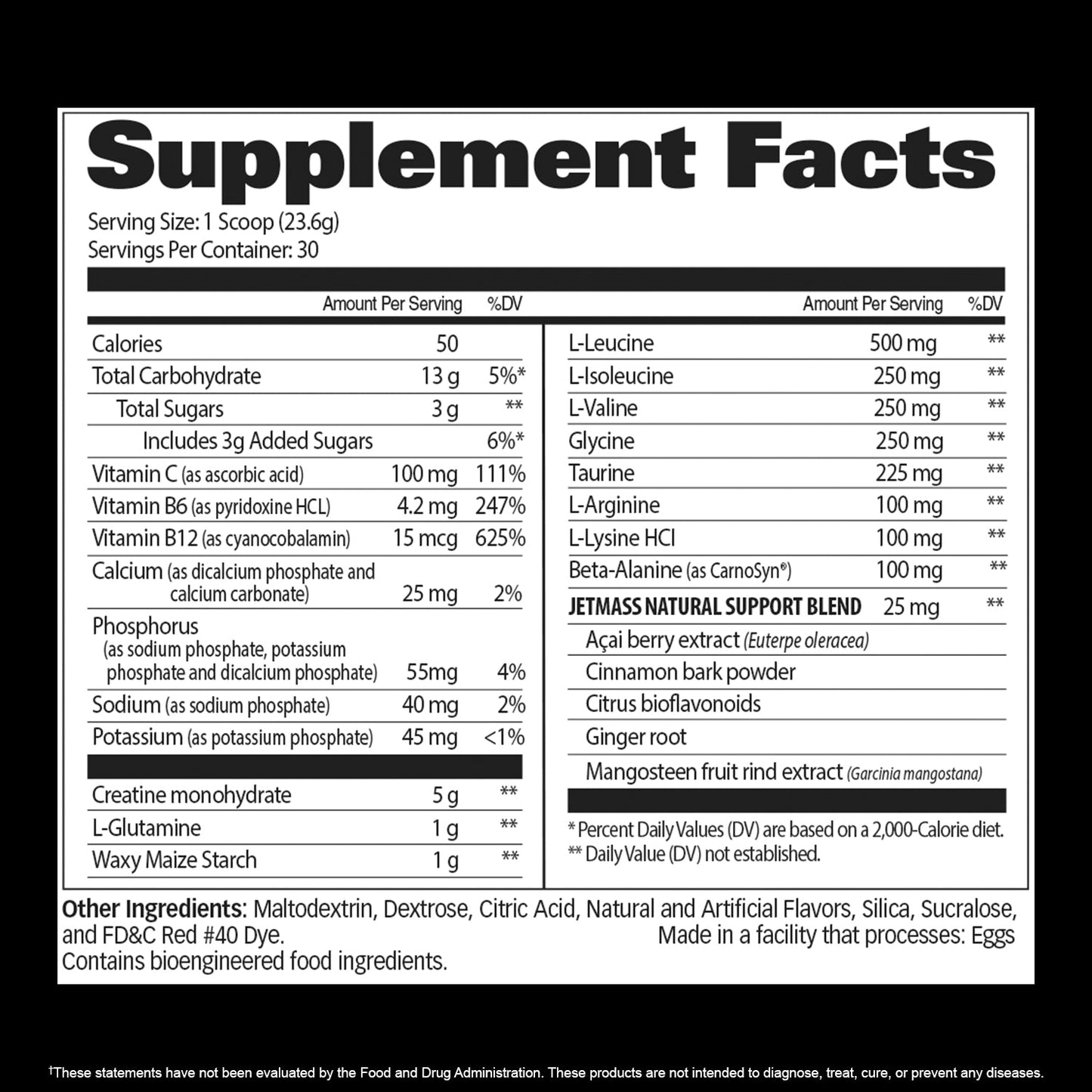 JETMASS Creatine System - GAT SPORTS