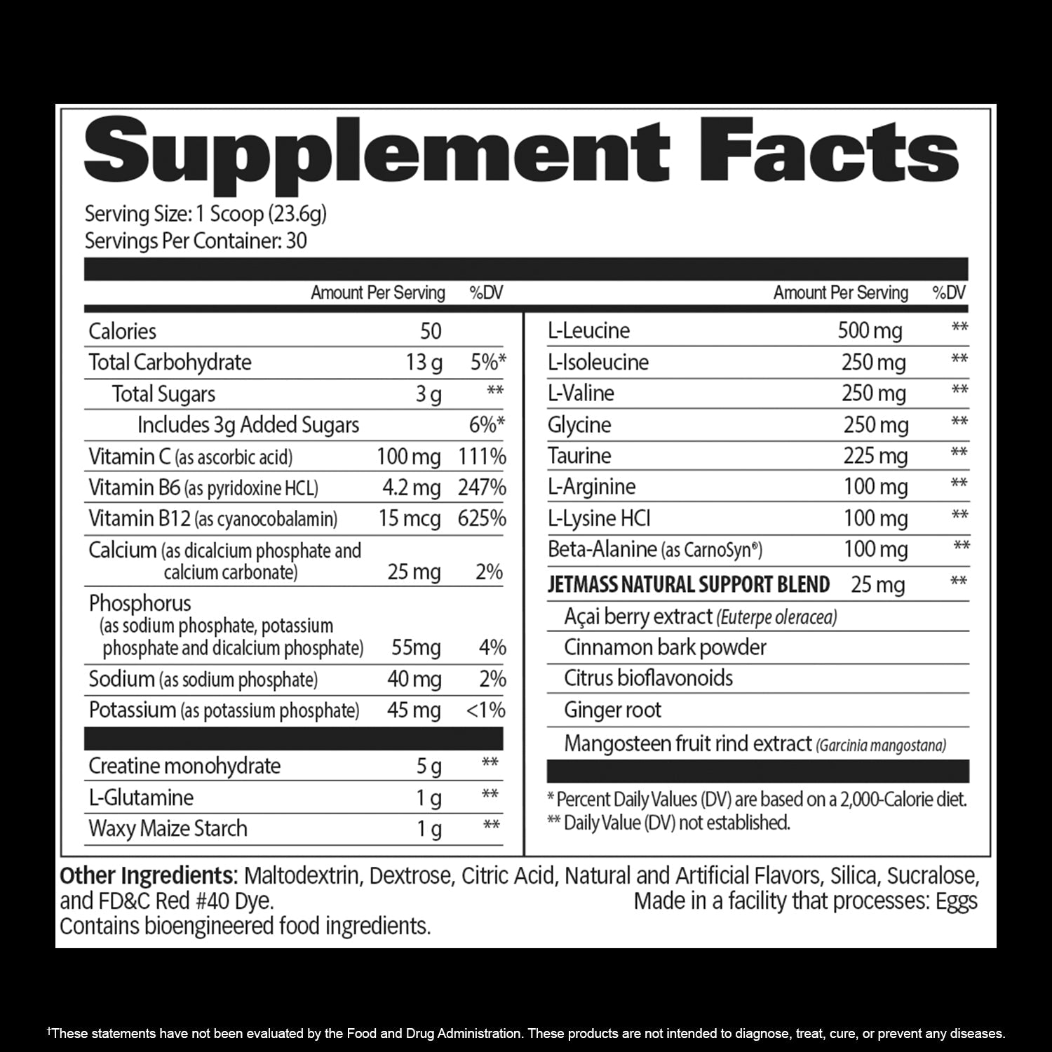 JETMASS Creatine System - GAT SPORTS