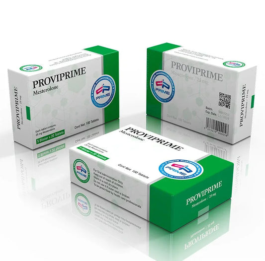 Cajas de ProviPrime Mesterolone, suplemento oral para culturismo y rendimiento deportivo